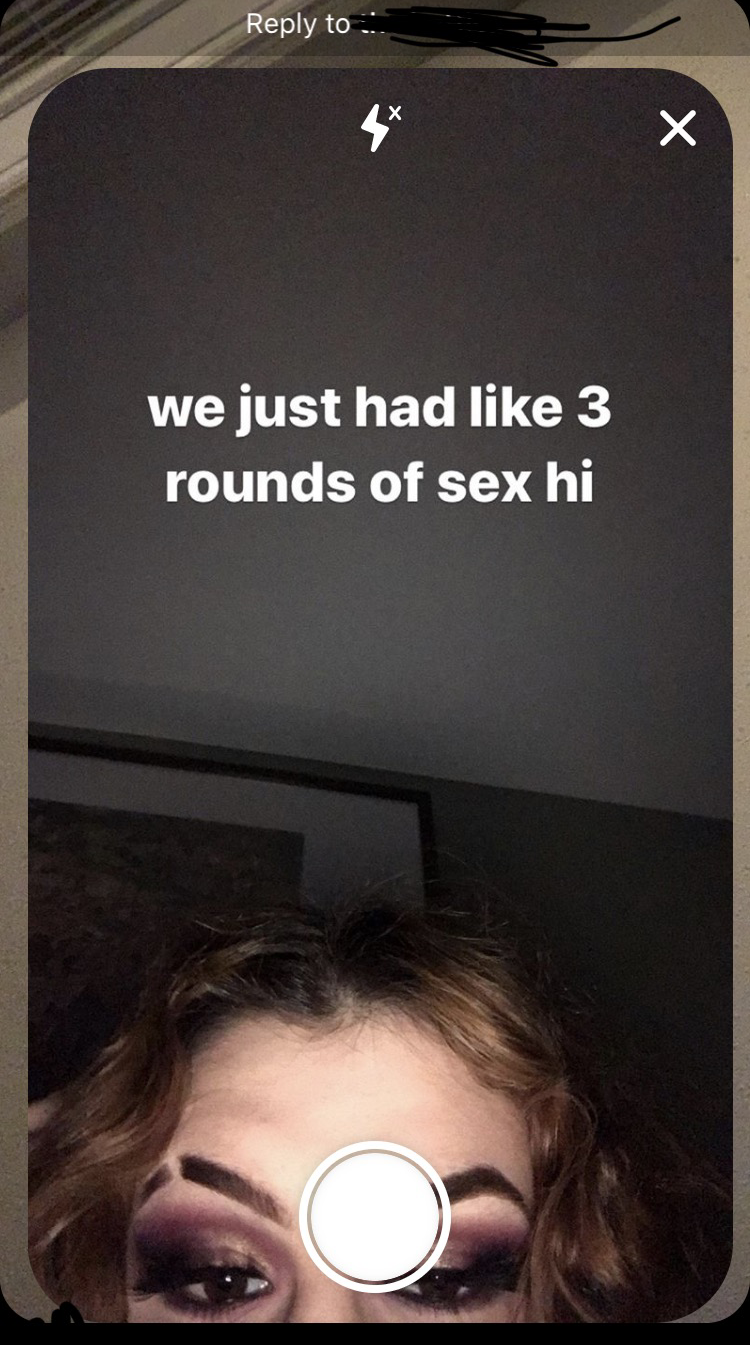 photo caption - to we just had 3 rounds of sex hi