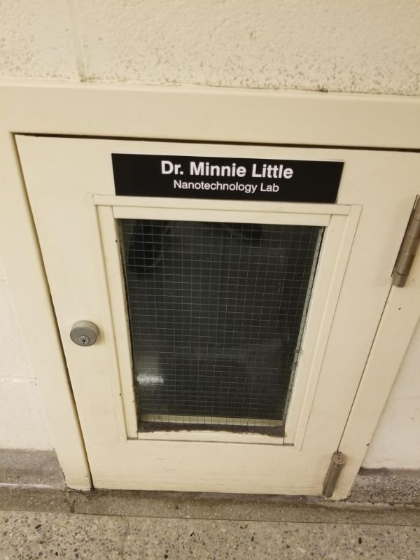 “This little door at my university.”