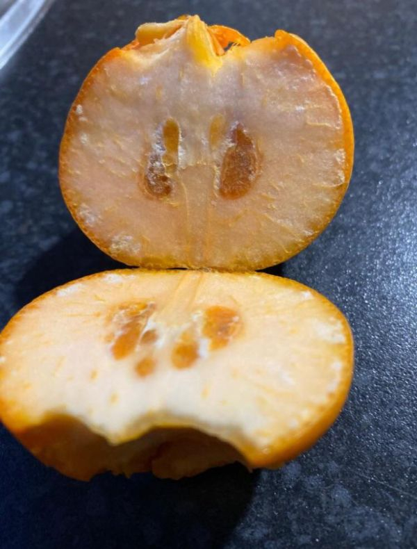 “My orange was just skin inside.”