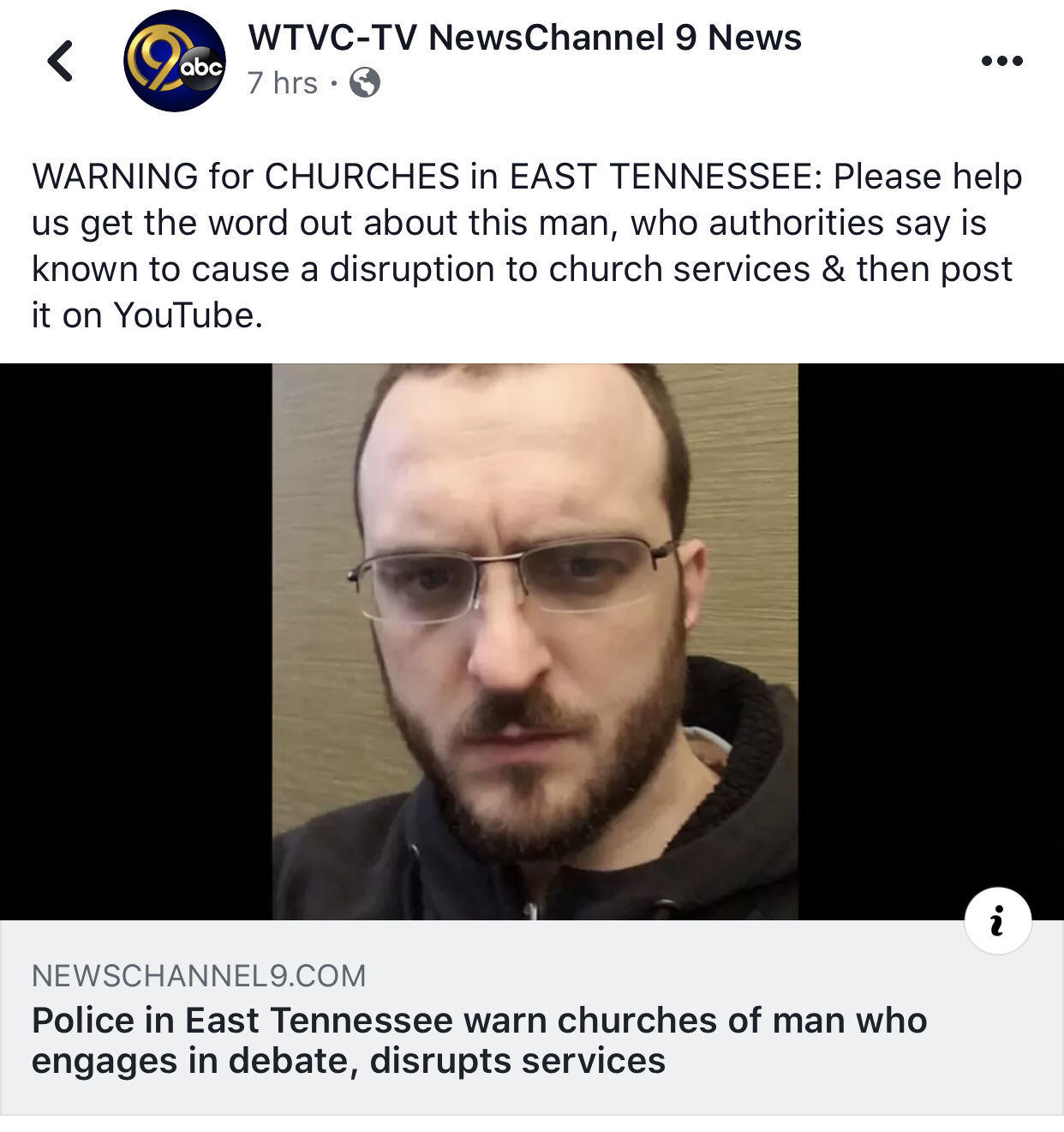 chris pratt gadsden flag - WtvcTv News Channel 9 News abc 7 hrs. Warning for Churches in East Tennessee Please help us get the word out about this man, who authorities say is known to cause a disruption to church services & then post it on YouTube Newscha