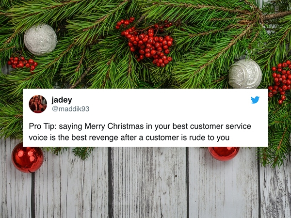 christmas wallpaper ipad air 2 - jadey Pro Tip saying Merry Christmas in your best customer service voice is the best revenge after a customer is rude to you