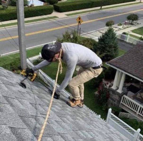 roof safety meme