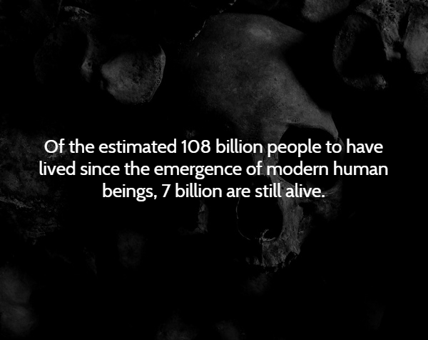 monochrome photography - Of the estimated 108 billion people to have lived since the emergence of modern human beings, 7 billion are still alive.