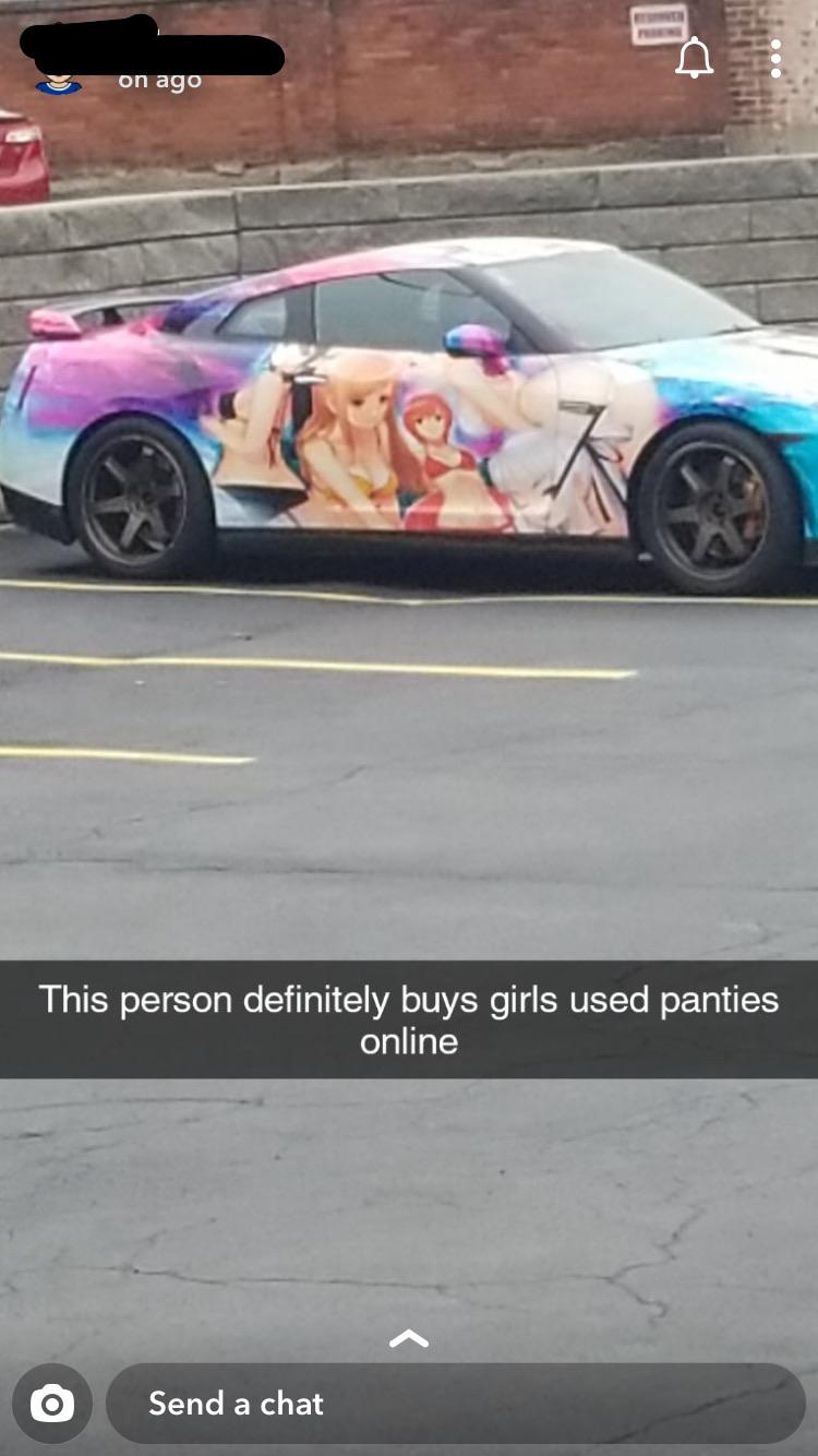 supercar - on ago This person definitely buys girls used panties online Send a chat