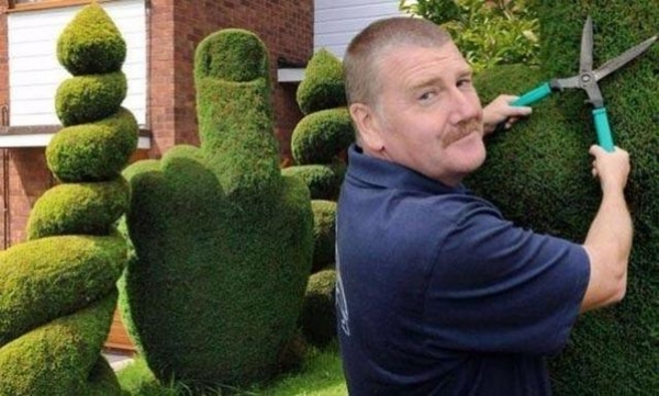 middle finger bush