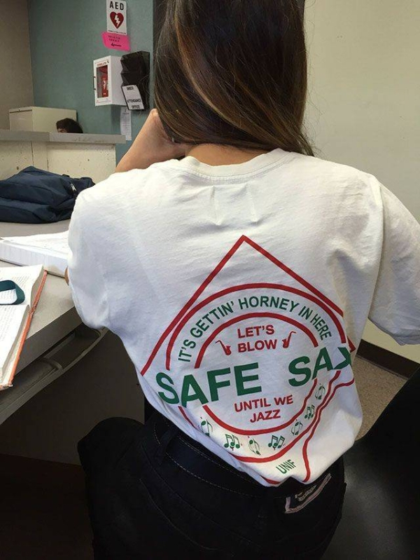 unif safe sax shirt - Horney Y In Here T'S Getti Let'S Blow Until We Jazz ca Unf