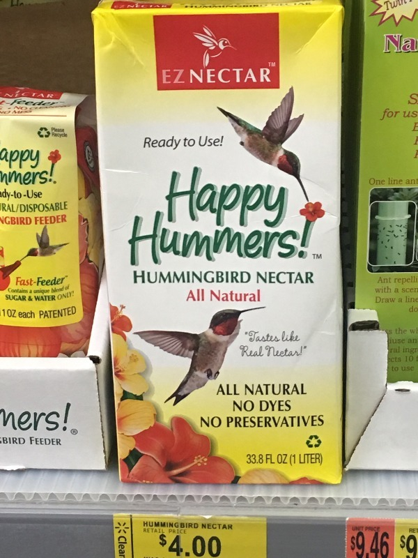 tull! Na Ez Nectar for us Ready to Use! One line ant appy inmers! adytoUse RalDisposable Ngbird Feeder Happy Hummers! Tm FastFeeder Contains a unique blend of Sugar & Water Only! 10Z each Patented Hummingbird Nectar All Natural Ant repelli with a scen Dra