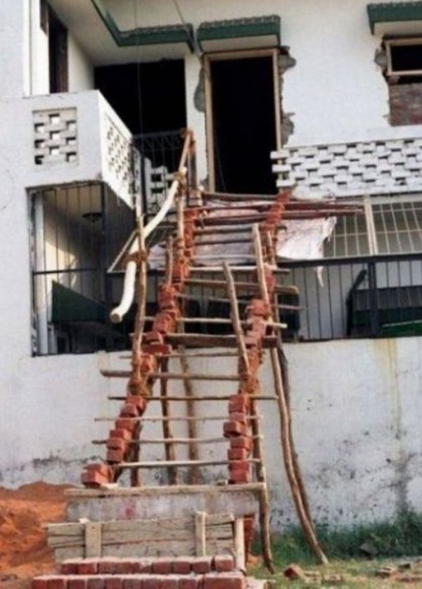 funny construction in india