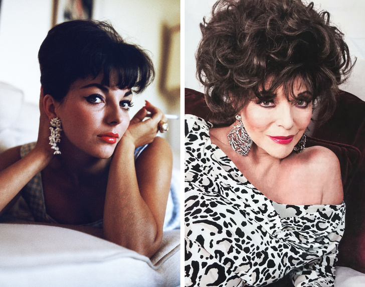 joan collins smoker