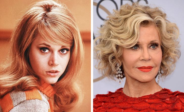 jane fonda strawberry blonde