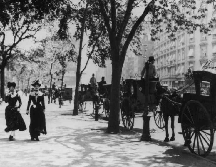 new york central park 1900 -