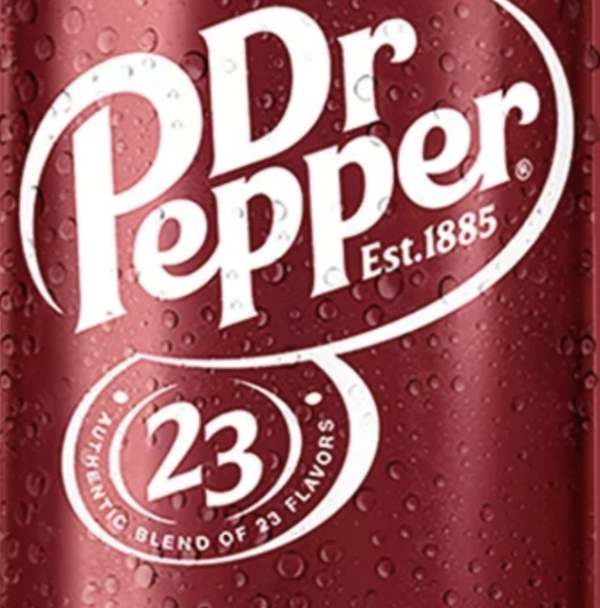There’s no period after “Dr” on the soda labels.
