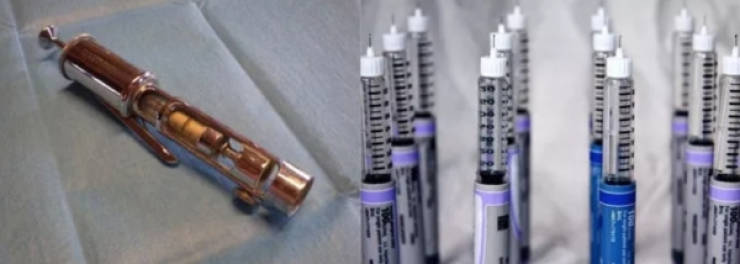 old insulin syringe