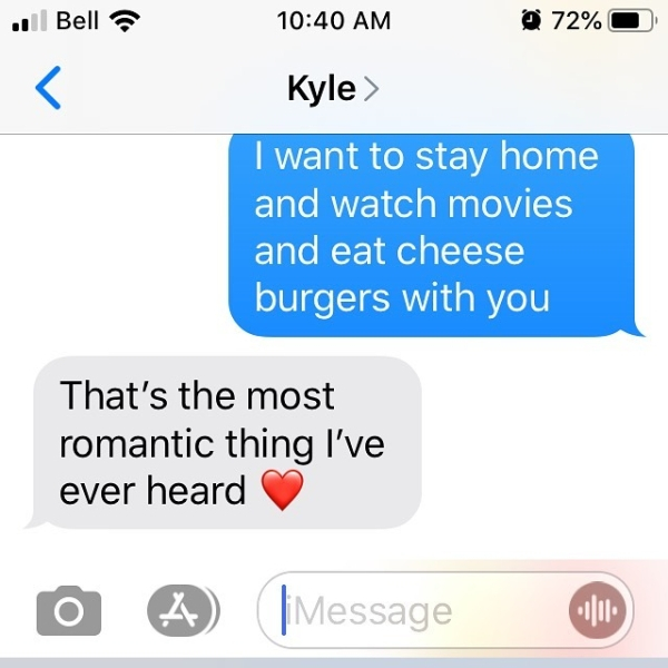 old people facebook banner - . Bell @ 72% Kyle> I want to stay home and watch movies and eat cheese burgers with you That's the most romantic thing I've ever heard 0 JMessage