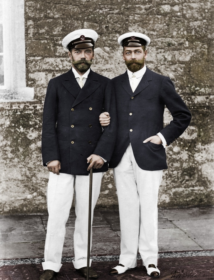 nicholas ii and george v