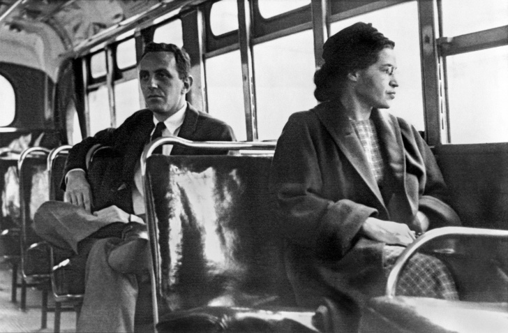 rosa parks on bus