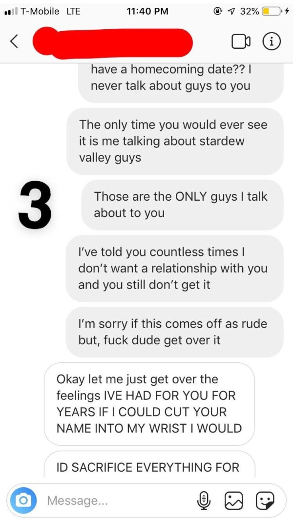 have a homecoming date?? || never talk about guys to you The only time you would ever see it is me talking about stardew valley guys Those are the Only guys I talk about to you I've told you countless times | don't want a…
