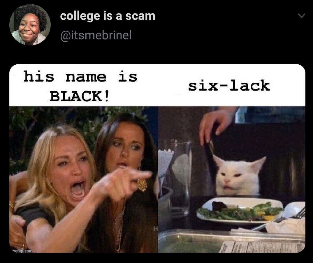 college is a scam his name is Black! his name is sixlack sixlack D.com