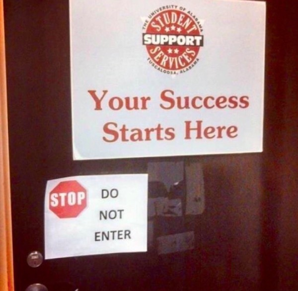 sign - Etto Support Service S Your Success Starts Here Stop Do Not Enter