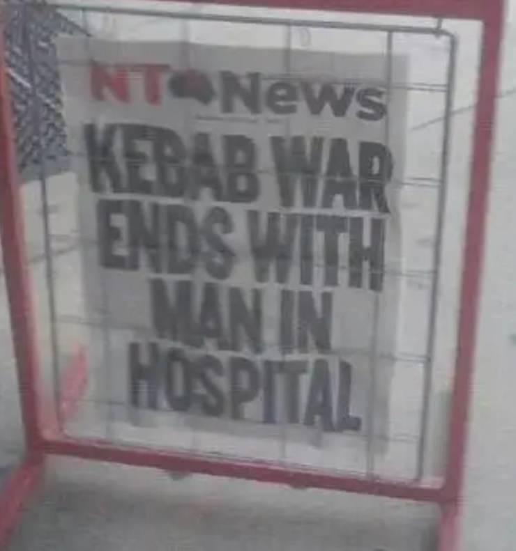 signage - Nt News Kebab War Ends With