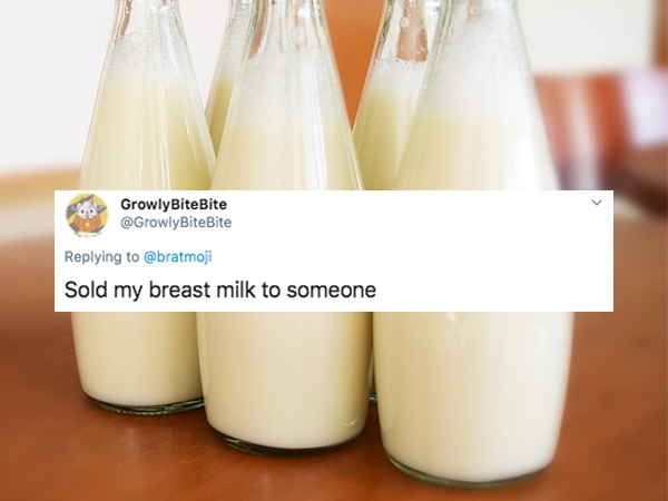 raw milk - GrowlyBite Bite Sold my breast milk to someone