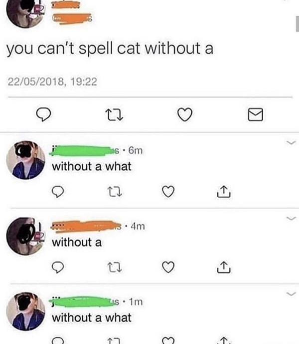 you can t spell cat without - you can't spell cat without a 22052018, 6.6m without a what is. 4m without a Listm without a what