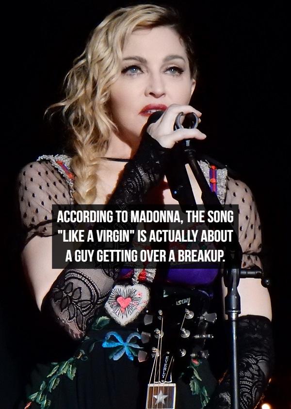 madonna 1980 - According To Madonna, The Song " A Virgin" Is Actually About A Guy Getting Over A Breakup.