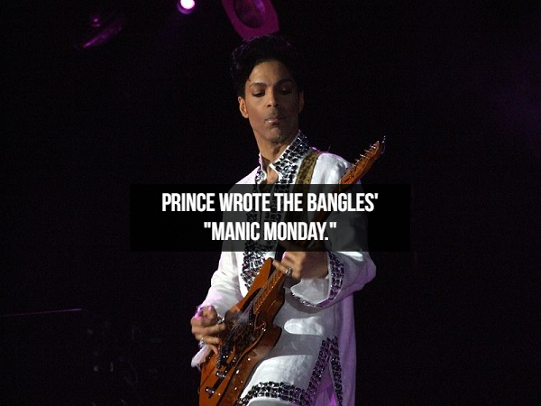 prince coachella - Prince Wrote The Bangles "Manic Monday."