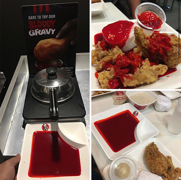 kfc laspinas bloody gravy - Dare To Try Our Gravy