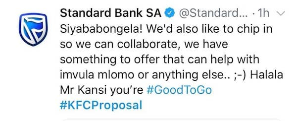 diagram - Standard Bank Sa ... . 1h Siyababongela! We'd also to chip in so we can collaborate, we have something to offer that can help with imvula mlomo or anything else.. ; Halala Mr Kansi you're ToGo