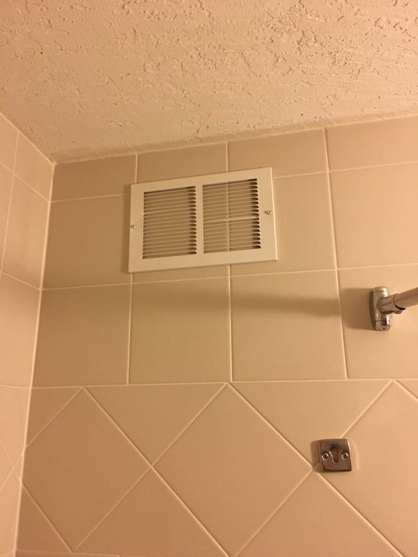 vent in shower