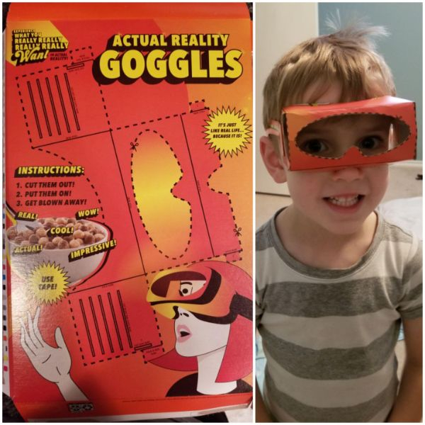 glasses - Really Real Real Actual Reality Goggles W Real Life.. Ww Instructions 1. Cut Them Out! 2. Put Them On! 3. Get Blown Away! Wow! Cool! Real Tuale Impressive! Use Sape!
