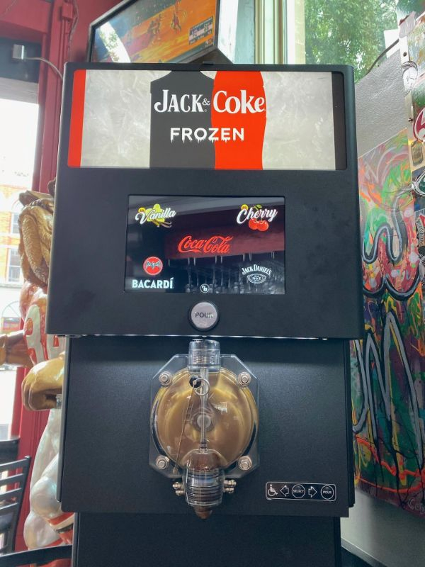 machine - Jack Coke Frozen Vanilla Cherny CocaCola Yukle Bacard Pour