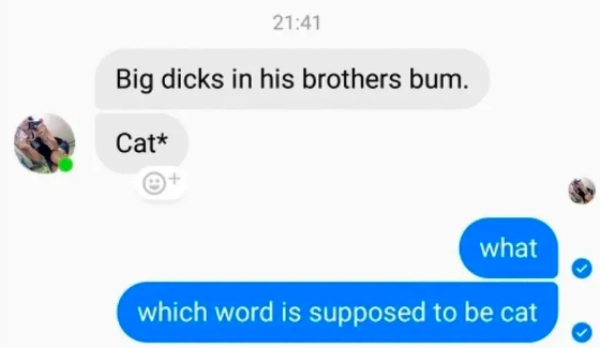 multimedia - Big dicks in his brothers bum. Cat what which word is supposed to be cat