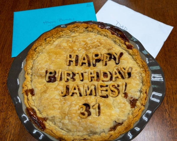 tourtière - Birthday James