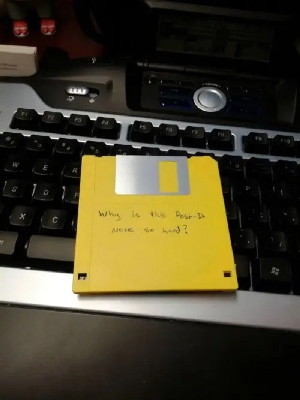 Floppy disk - is Why Note this post. It so hand?