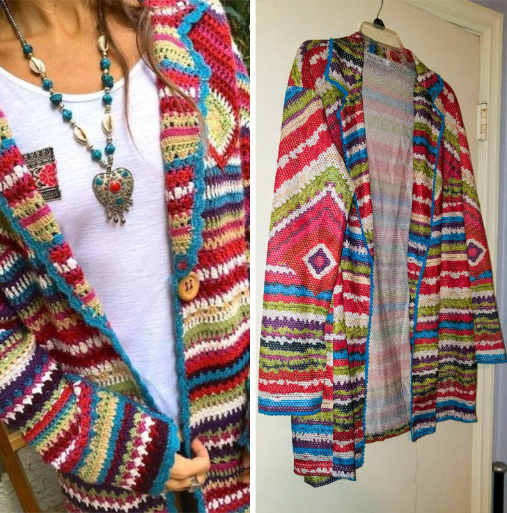 tribal vintage cardigan