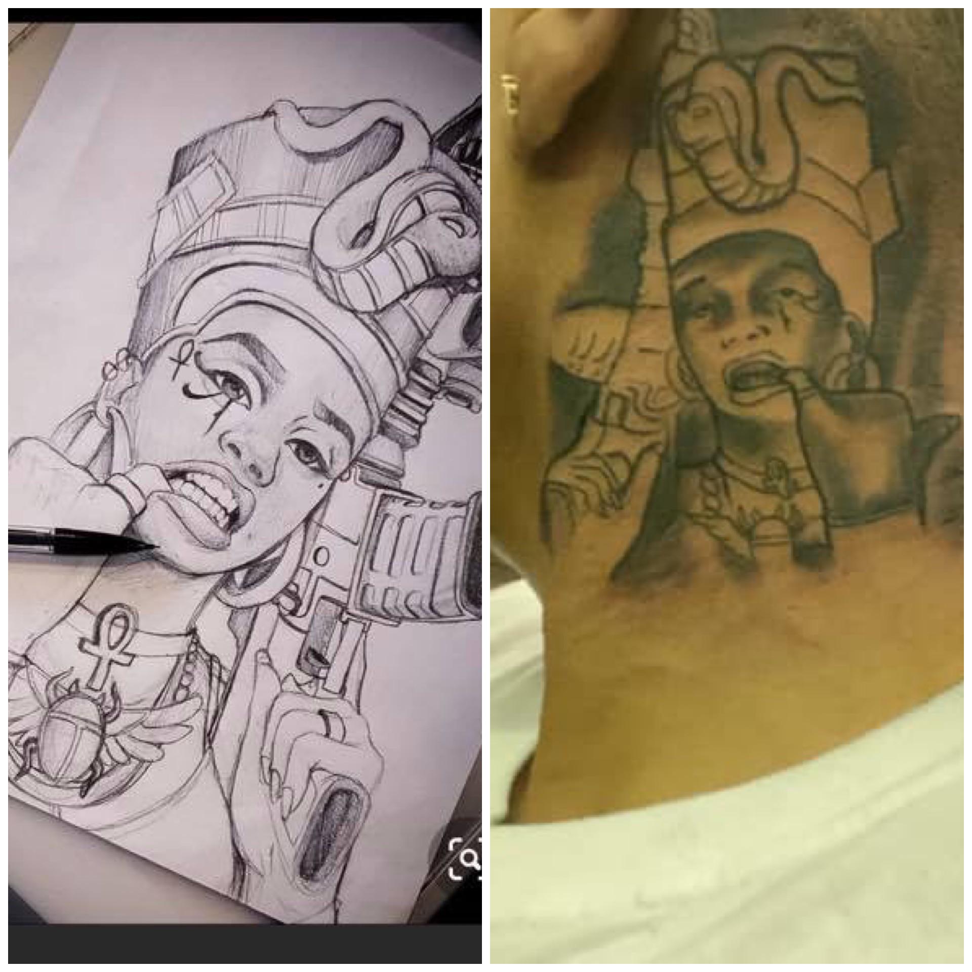 egyptian gangster tattoo