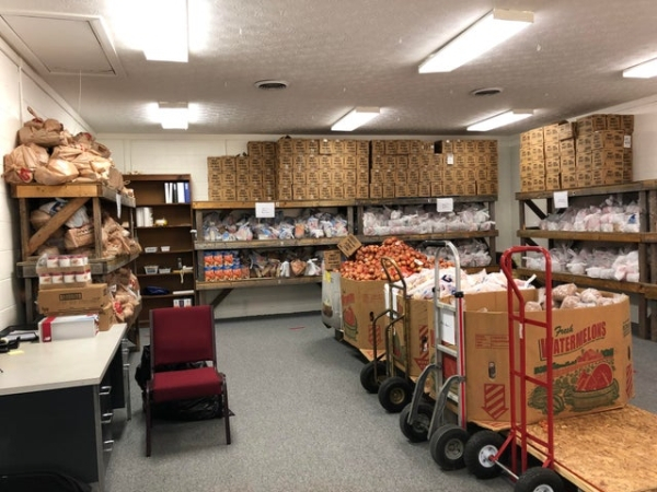This is part of the food my Dad and his church gave away this week. They run a food bank and provide food for families every month. The church only has around 30 members…but this month ahead of Thanksgiving, they gave away over 30k lbs of food to over 260 families! So proud of what he has done!