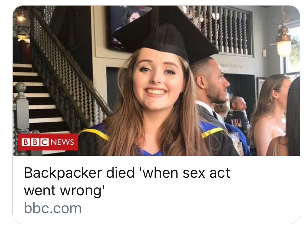 Woman Dies During Sex Act and People Don't Think it's Murder.