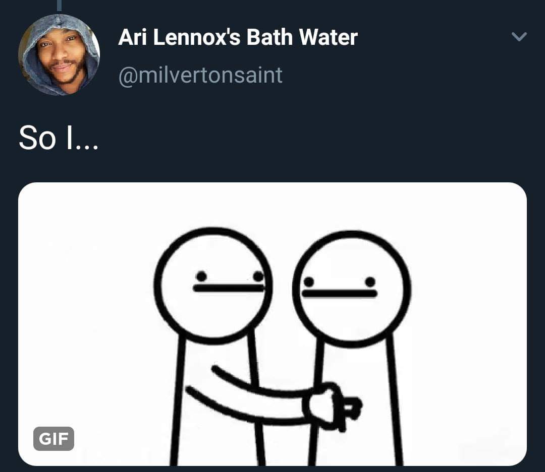cartoon - Ari Lennox's Bath Water So I... Gif