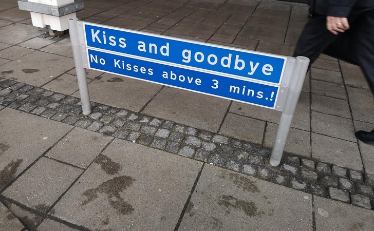 Found at the Aalborg Airport drop off zone in Denmark