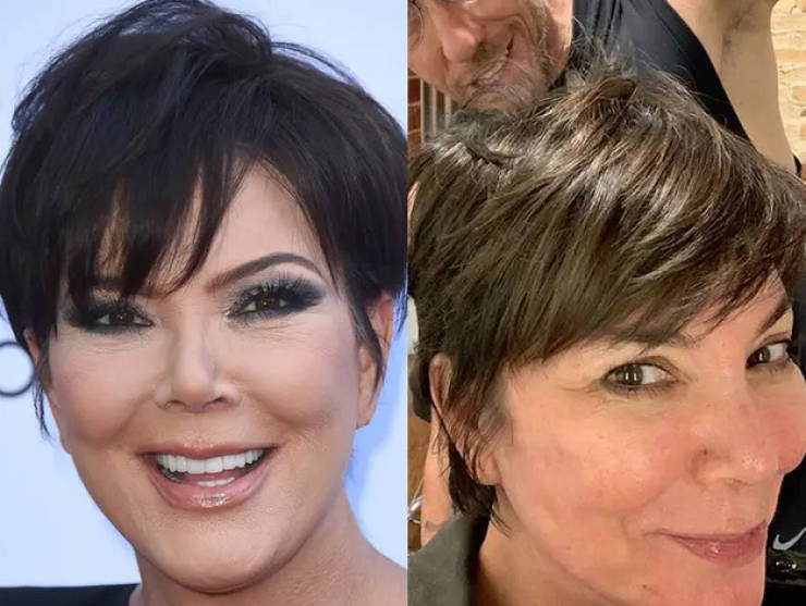 kris jenner no makeup