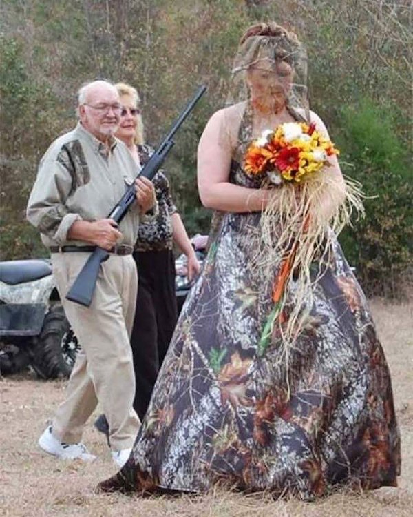 nailed it redneck wedding