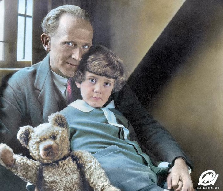 aa milne and christopher robin