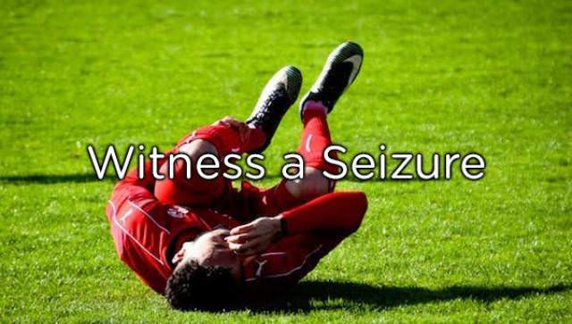 injury soccer - Witness a Seizure