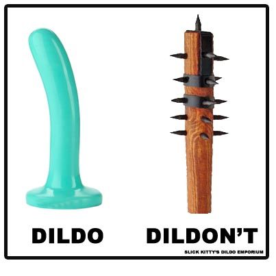 funny dildos - Dildo Dildon'T Slick Kutty'S Dildo Emporium
