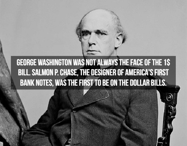 salmon p chase - George Washington Was Not Always The Face Of The 19 Bill. Salmon P. Chase, The Designer Of America'S First Bank Notes, Was The First To Be On The Dollar Bills.