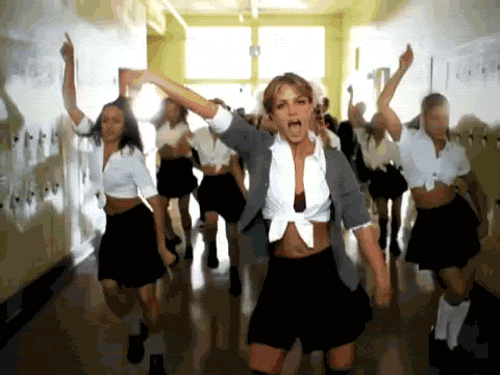 britney spears baby one more time gif