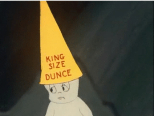 casper dunce cap - King Size Dunce